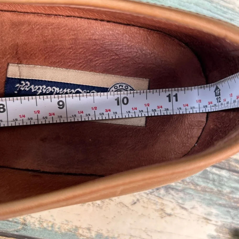 L. Lambertazzi Loafers Mens 11-11.5/44 Brown Leather Handmade Bicycle Toe Dress